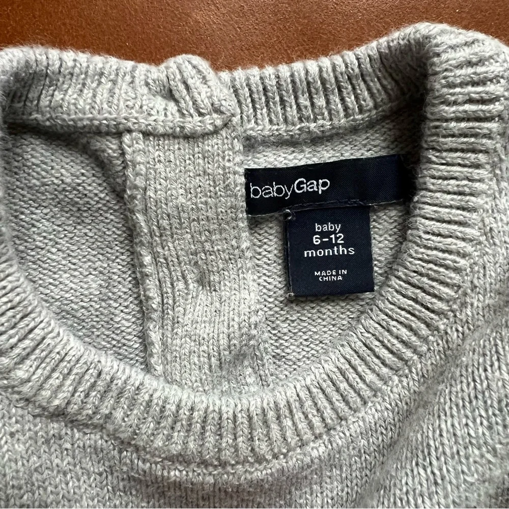 GAP Baby Heart Cotton Peplum Sweater, 6-12mo